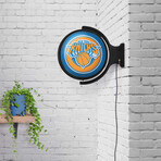 New York Knicks // Rotating Lighted Wall Sign (Style: Original)