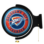 Oklahoma City Thunder // Rotating Lighted Wall Sign (Style: Original)