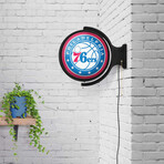 Philadelphia 76ers // Rotating Lighted Wall Sign (Style: Original)