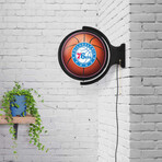 Philadelphia 76ers // Rotating Lighted Wall Sign (Style: Original)