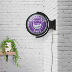 Sacramento Kings // Rotating Lighted Wall Sign (Style: Original)