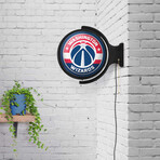 Washington Wizards // Rotating Lighted Wall Sign (Style: Original)