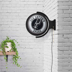 San Antonio Spurs // Rotating Lighted Wall Sign (Style: Original)