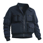 Utility Bomber Jacket // Navy Blue (L)