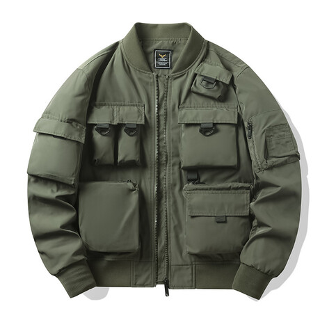 Utility Bomber Jacket // Green (XS)