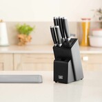 Leo 6pc Knife Block Set // Graphite