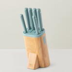 Leo Slate 7pc Knife Block Set // Sage