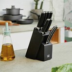 Leo 6pc Knife Block Set // Graphite