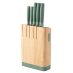 Leo Forest 6pc Knife Block Set // Sage