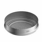 Leo 8" // 9.5" Recycled SS Steamer Insert // Graphite