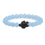 Beaded Turtle Bracelet // Sky-Blue