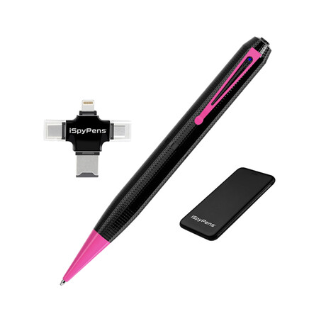 iSpyPen Pro X // 128GB // Professional Pink Bundle (Pink)