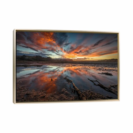 Fire In The Sky by Sergio Lanza (18"H x 26"W x 1.5"D)