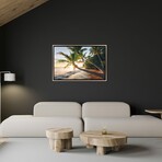 Secret Beach, Caribbean by Stefan Hefele (18"H x 26"W x 1.5"D)