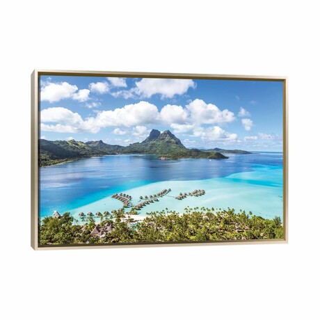 Bora Bora Island, French Polynesia I by Matteo Colombo (18"H x 26"W x 1.5"D)