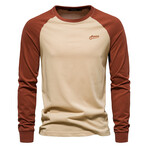 Long Sleeve Raglan T-Shirt // Khaki (XS)