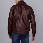 Bomber Jacket // Burgundy (S)