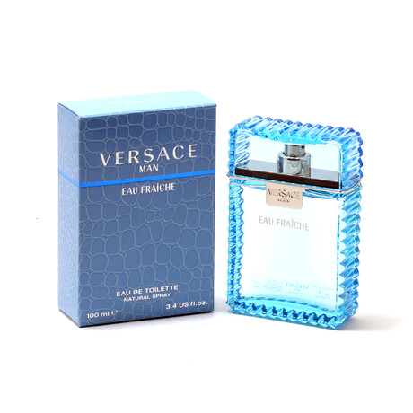 Men's Fragrance // Versace // Man Eau Fraiche EDT Spray // 3.4 oz