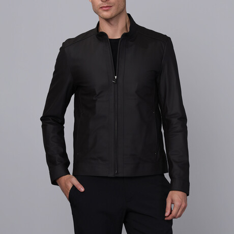 Leather Jacket // Black Matte (S)