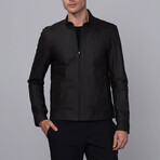 Leather Jacket // Black Matte (S)