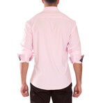Performance Fit Long Sleeve Dress Shirt // Pink (XS)