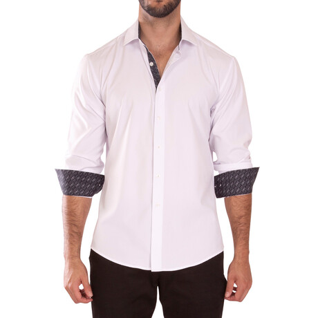 Performance Fit Long Sleeve Dress Shirt // White (XS)