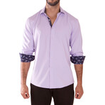 Performance Fit Long Sleeve Dress Shirt // Lilac (XS)