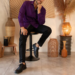 Performance Fit Long Sleeve Dress Shirt // Purple (XS)