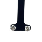 14k White Gold Eco-Friendly Diamond Stud Earrings // New