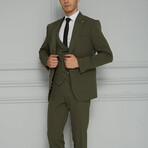 James 3-Piece Suit // Khaki (Euro: 48)