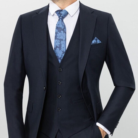 Caden 3-Piece Suit // Navy (Euro: 44)