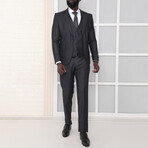 3-Piece Slim Fit Suit // Navy (Euro: 56)