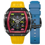 Nubeo Magellan Chronograph Space Invaders LE Quartz // NB-6024-SI-02