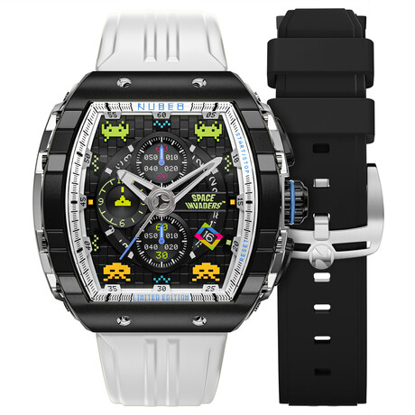 Nubeo Magellan Chronograph Space Invaders LE Quartz // NB-6024-SI-01