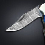 Damascus Folding Knife // 2049