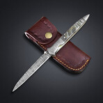 Damascus Pocket Folding Knife // 2017