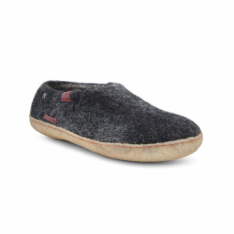 Classic Slipper Rubber Sole // Black (Euro: 40)