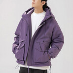 Hooded Jacket // Purple (2XL)