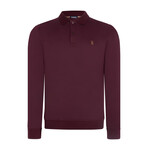 Polo Sweatshirt // Purple (S)