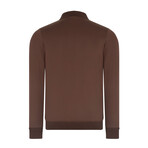 Polo Sweatshirt // Brown (S)