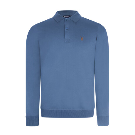 Polo Sweatshirt // Indigo (S)