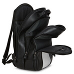 613's Premium Garda Leather Backpack // Black