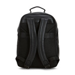 52's Luxury Quilted Garda Leather Backpack // Black