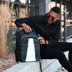613's Premium Garda Leather Backpack // Black