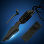 7" TANTO SURVIVOR // Fire Starter And Sheath