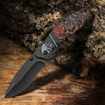 4.5" SKULL SCREAMER // Pocket Knife // Pocket Clip