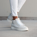 18'S High Top  Leather // White (US: 8)