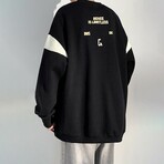 Arm Detail Logo Sweatshirt // Black (XL)