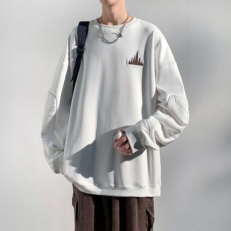 Logo Sweatshirt // White (XS)