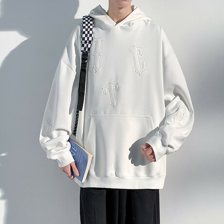 Fluffy Hoodie //  White (XS)